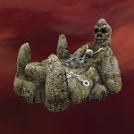 Sacrificial Altar, Burnt Tree & Edifice
