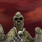 Sacrificial Altar, Burnt Tree & Edifice