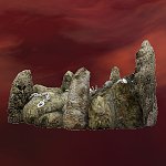 Sacrificial Altar, Burnt Tree & Edifice