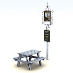 Pub Sign and Table