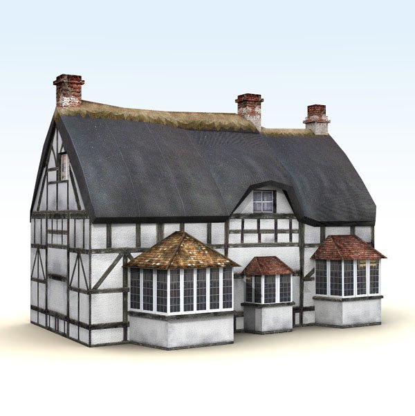 Thatched Pub - Low polygon