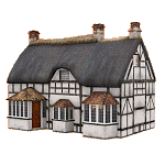 Thatched Pub - Low polygon