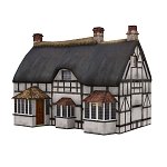 Thatched Pub - Low polygon